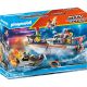 Playmobil 70140 Redding Op Zee: Brandbestrijdings missie Met Reddingscruiser