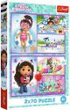 Puzzel Gabby's Dollhouse 2x70 stukjes 