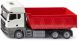  SIKU 3518, MAN kiepwagen, 1:50, metaal/kunststof, rood/wit, speelgoedvrachtwagen voor kinderen, kiepbak, robuust design 