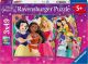 Puzzel 3x49 stukjes disney princess