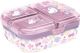 Hello Kitty: Lunchbox met 3 extra aparte vakken
