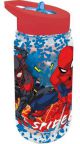 Spiderman: Waterfles 330ml, dubbele wand met glitter - Moving Target