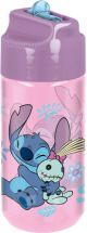 Tritan waterfles stitch pink jungle