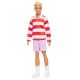 Barbie fashionista ken red and white stripe