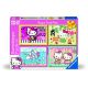 Puzzel Hello Kitty 4 in 1 100 stukjes 