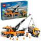 Lego city 60467 zware sleepwagen met kraan