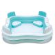 Summer Waves zwembad familie 2 rings met bankjes 223x223x66cm