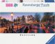 Puzzel 1000 stuks panorama avond in Amsterdam