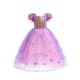 Prinsessenjurk paars 98-104 