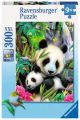 Puzzel 300 stuks lieve panda