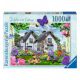 Puzzel 1000stuks delphinium cottage